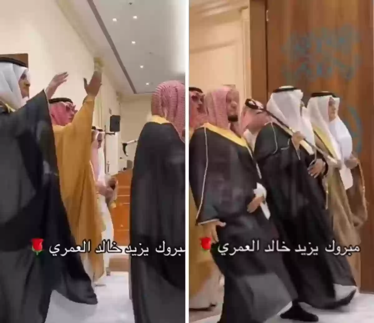 سعوديون يؤدون رقصة