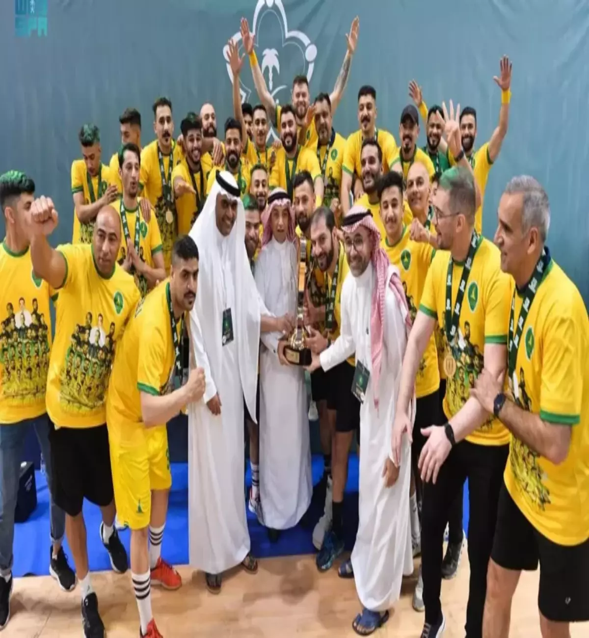 الخليج السعودي بطلاً لكأس اليد